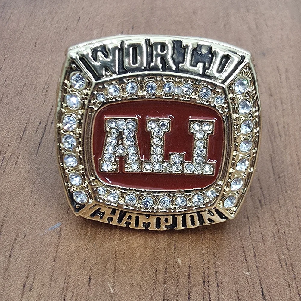Muhammad Ali Championship Ring‎ Size 11 Boxing Gold